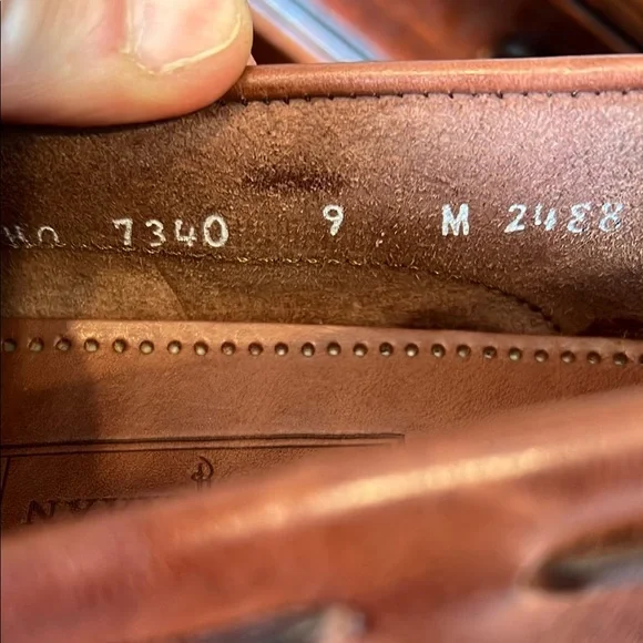 Cole Haan Country Mens Size 9 M Brown Leather Made in Mexico Slip On Shoes - Picture 7 of 8